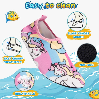 HookUpCo. Kids Anti-Slip Swim Socks
