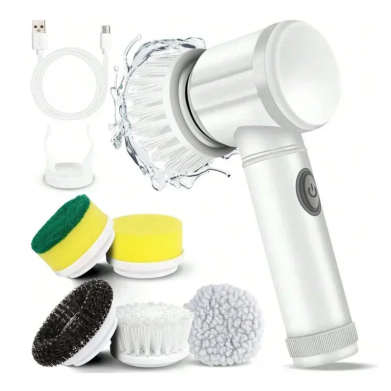 Cordless Electric Spin Scrubber 5-in-1