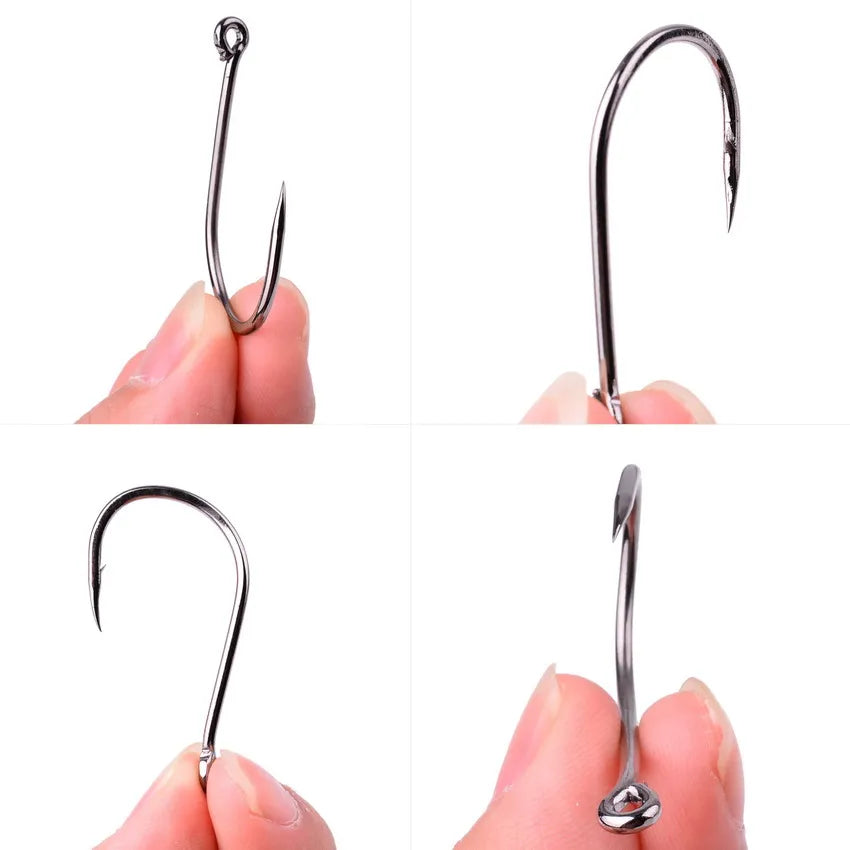 HookUpCo. 100pcs Circle Carp Fishing Hook Set - HookUpCo.