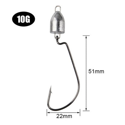 HookUpCo. Weedless Jig Heads 3.5g-10g - HookUpCo.