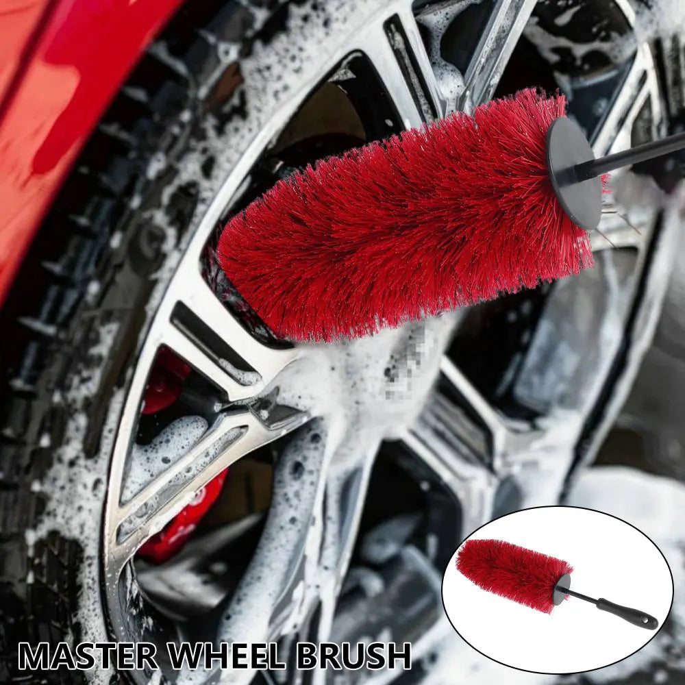 Soft Non-Scratch Wheel Cleaning Brush
