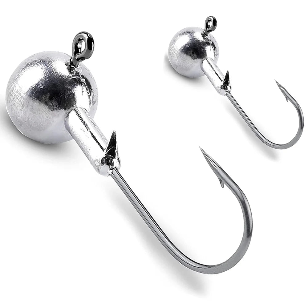 HookUpCo. Versatile Jig Head Hooks for Bass Fishing - HookUpCo.