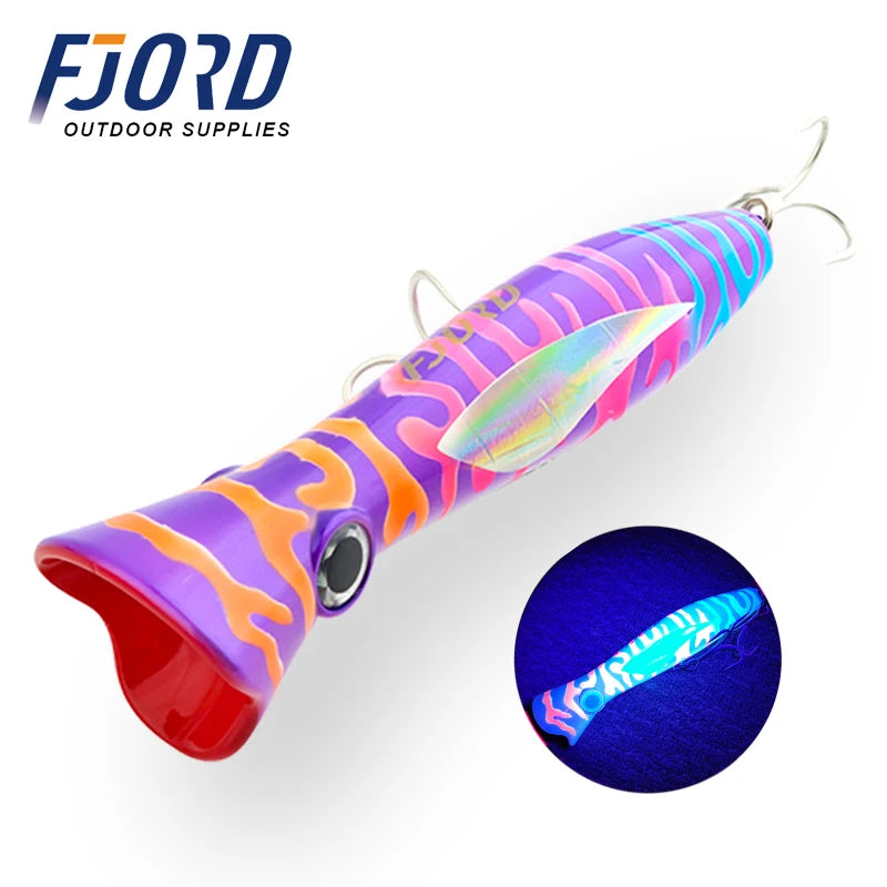 HookUpCo. Fjord Poppers Fishing Lure 165mm 82g - HookUpCo.