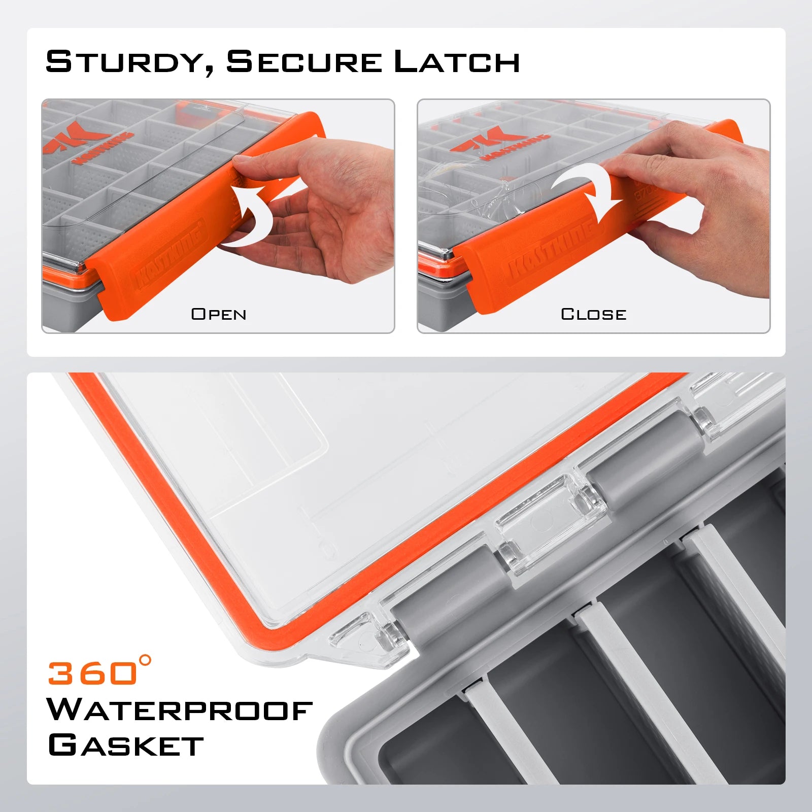 HookUpCo. HyperSeal Waterproof Tackle Box 3600 - HookUpCo.