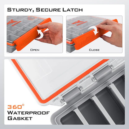 HookUpCo. HyperSeal Waterproof Tackle Box 3600 - HookUpCo.
