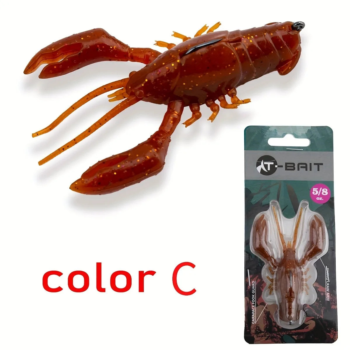 HookUpCo. Soft Craw Fishing Lure - HookUpCo.