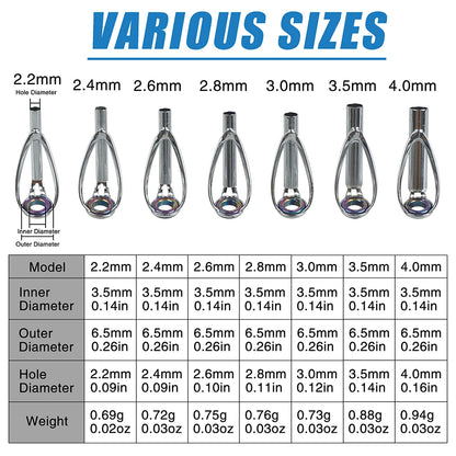 Stainless Steel Fishing Rod Tip Repair Kit - HookUpCo.