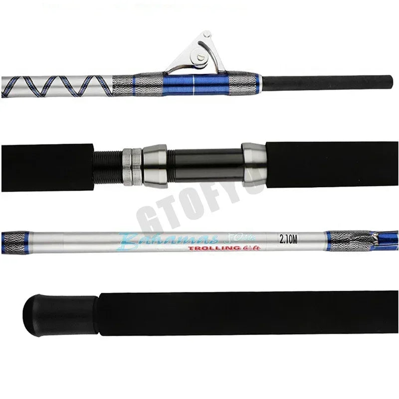 HookUpCo. 50kg Deep Sea Trolling Fishing Rod - HookUpCo.