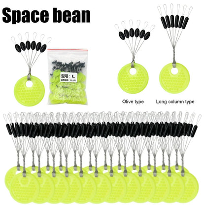 HookUpCo. 60pcs Rubber Space Beans for Fishing - HookUpCo.