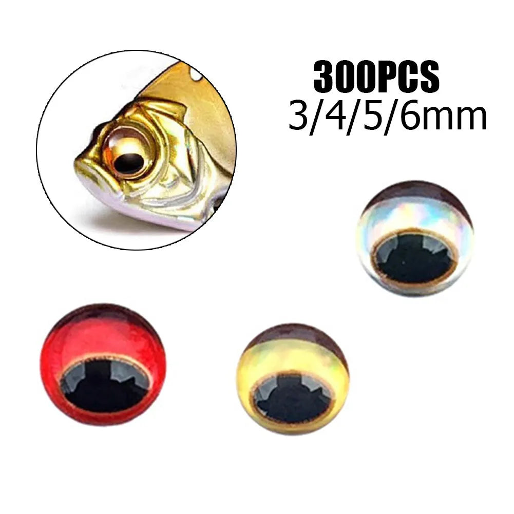 HookUpCo. 300pcs 3D Fishing Eyes - HookUpCo.
