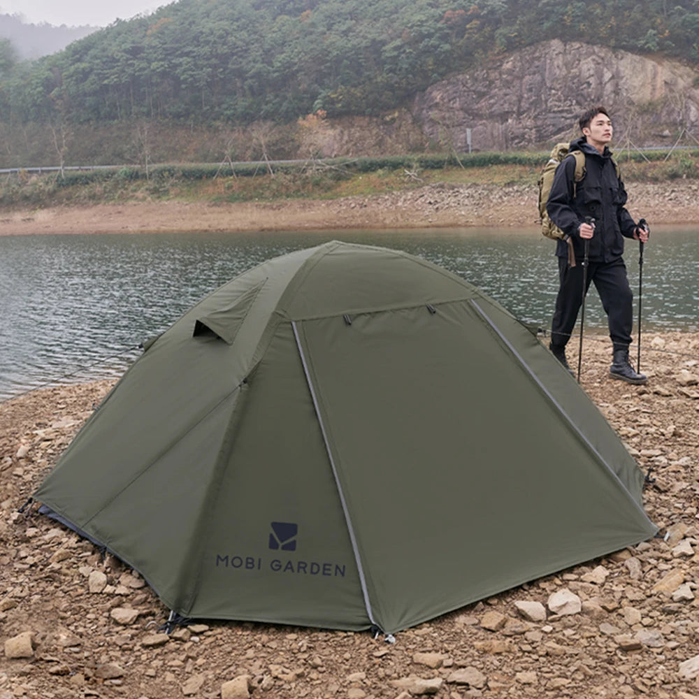 HookUpCo. Waterproof Camping Tent with Sun Protection - HookUpCo.