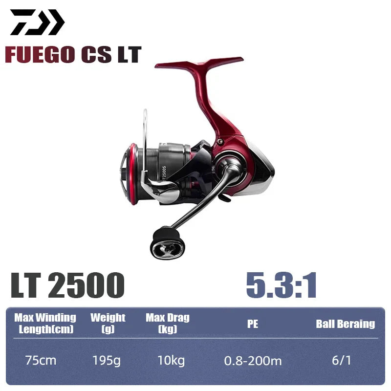 Daiwa Fuego CS LT Spinning Reel 12kg Drag for All Waters