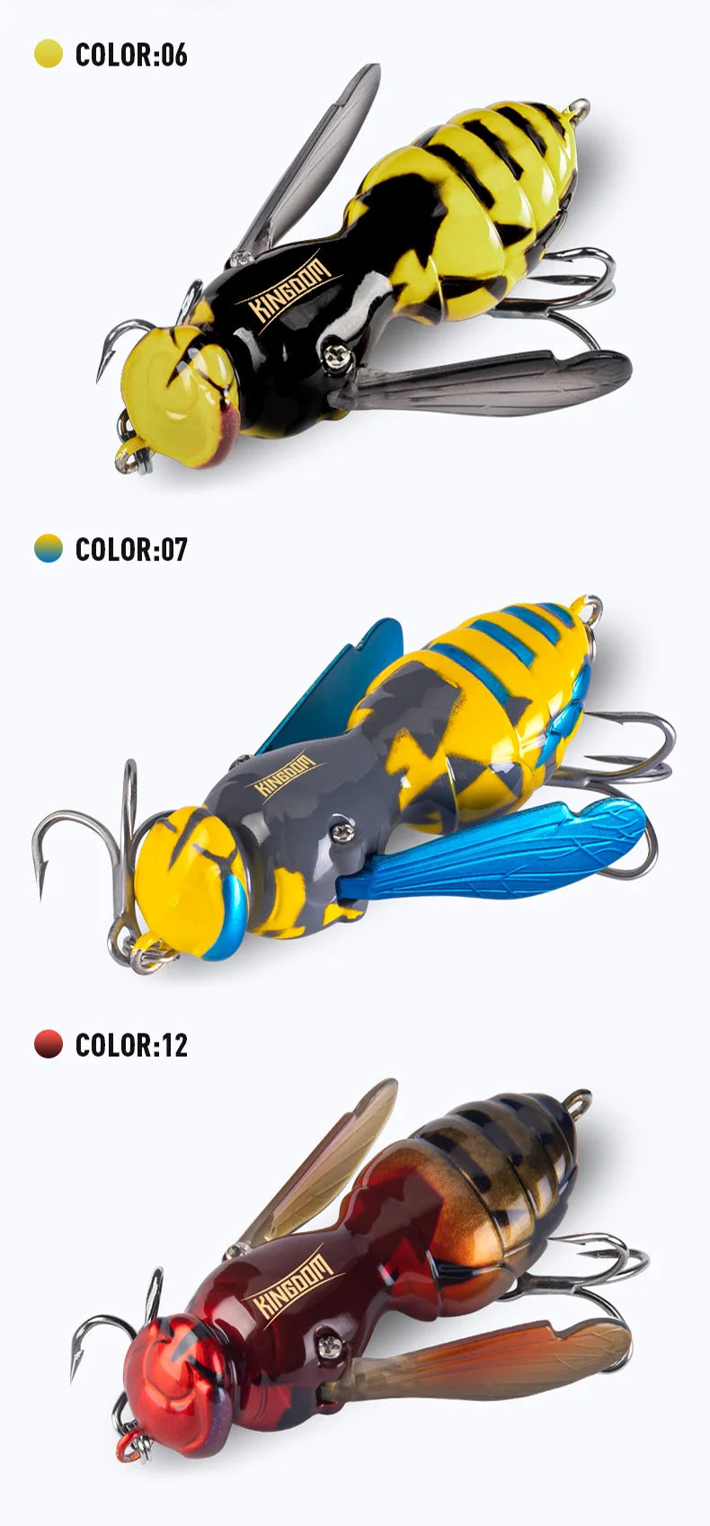 HookUpCo. Wasp Swimbait Lures 40mm - HookUpCo.