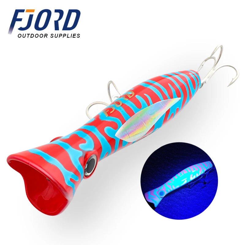 HookUpCo. Fjord Poppers Fishing Lure 165mm 82g - HookUpCo.