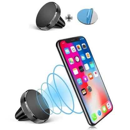 Magnetic Air Vent Phone Holder for Safe Driving Support