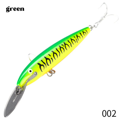 HookUpCo. Metal Lip Minnow Fishing Lure 140mm - HookUpCo.