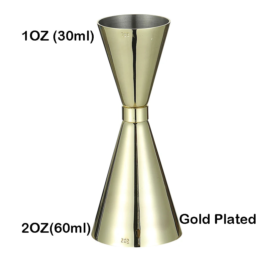 HookUpCo. Stainless Steel Cocktail Jigger Tool