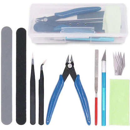 24-Piece Miniature Tool Kit for Model Building