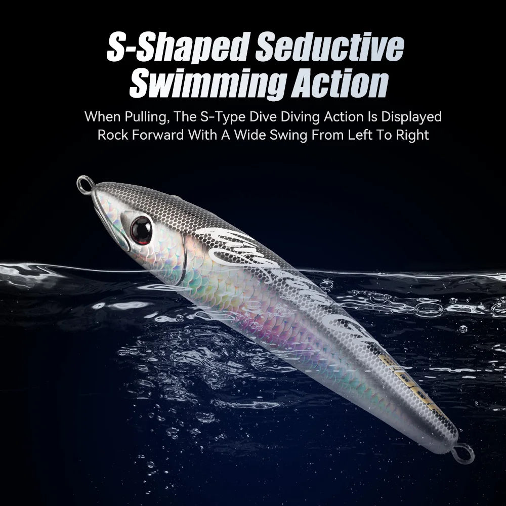 HookUpCo. Phantom Topwater Pencil Lures 180mm 200mm - HookUpCo.