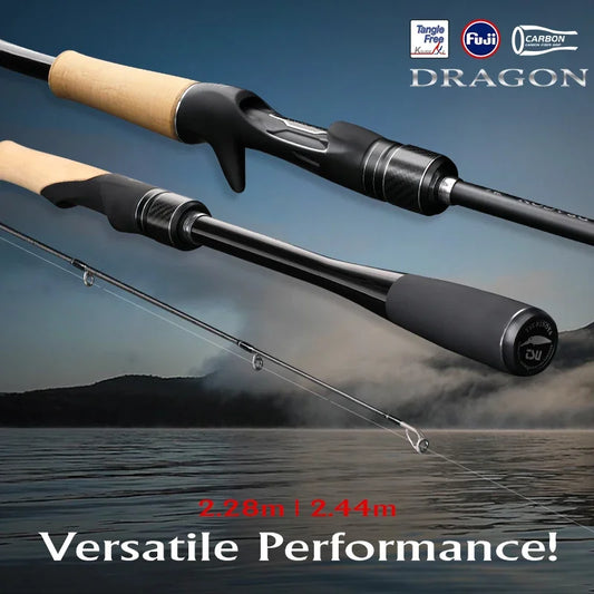 HookUpCo. Dragon Long Casting Fishing Rod for Saltwater Seabass