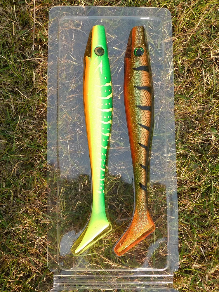 HookUpCo. Hog Shad Soft Lures for Pike Fishing - HookUpCo.