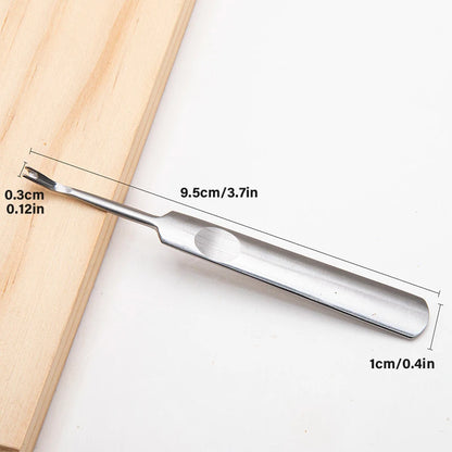 HookUpCo. Leather Groover Tool for Precise Edge Finishing
