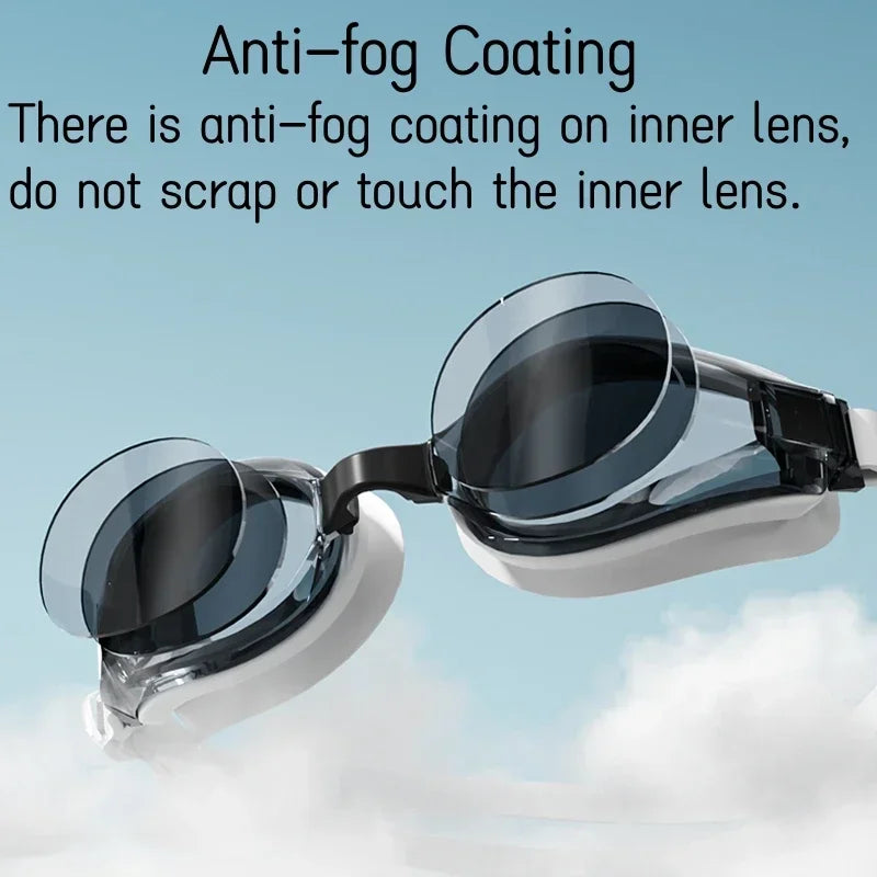 Swimming Goggles Professional Waterproof Swim Eyewear Glasses Anti-fog 100% UV Protection No Leaking For Adult Men Women Youth