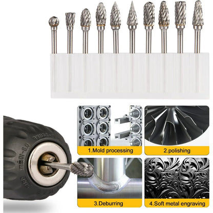HookUpCo. 10-Piece Diamond Cutter Set for Dremel