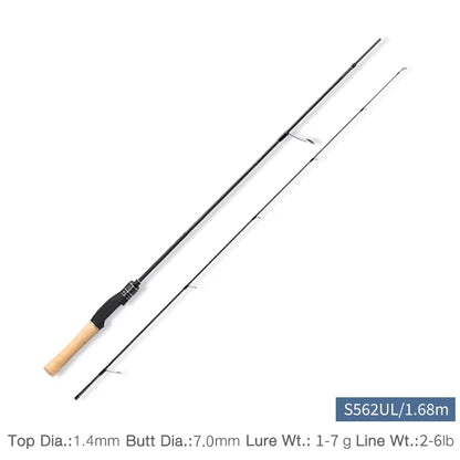 HookUpCo. Dragon Light Carbon Fishing Rod 1.6m - HookUpCo.