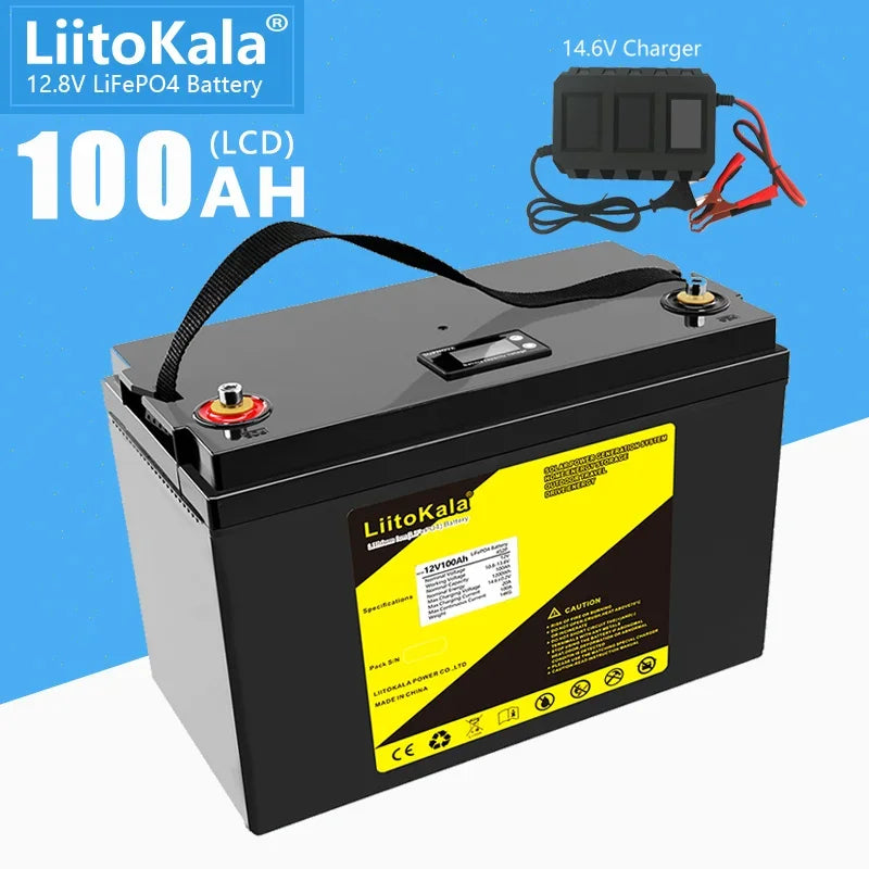 HookUpCo. 12V 100Ah LifePo4 Battery Pack - HookUpCo.