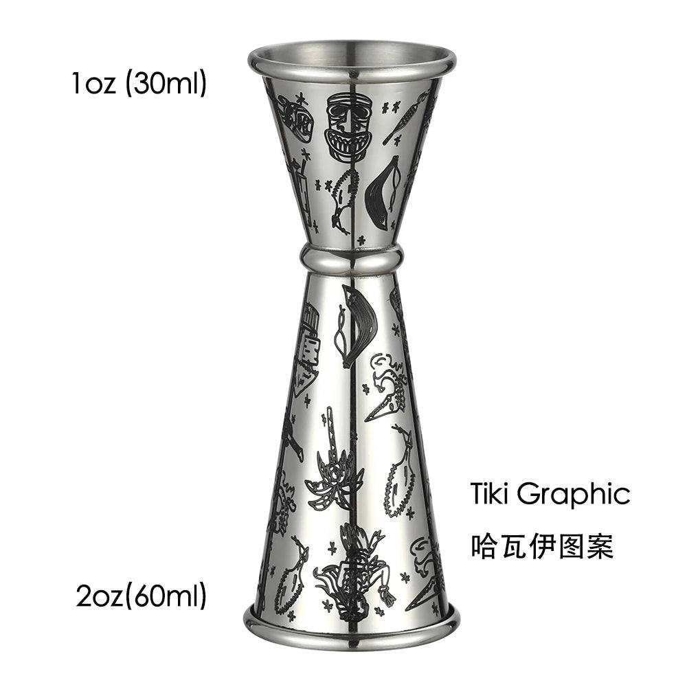 Japanese Stainless Steel Jigger 1oz/2oz