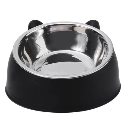 Creative Stainless Steel Pet Feeding Bowls for Cats & Dogs