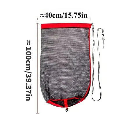 Collapsible Fishing Mesh Bag for Traps and Live Catching