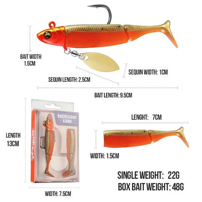 HookUpCo. 20g Fishing Lure for Bass and Pike - HookUpCo.