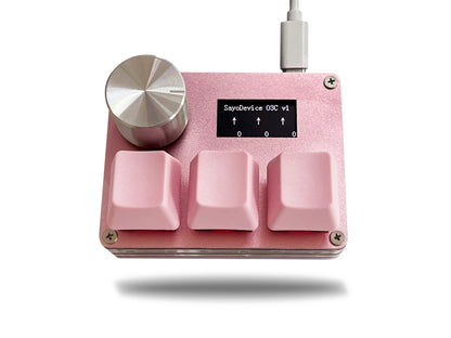 HookUpCo. Magnetic Pink Hall Switches Keyboard