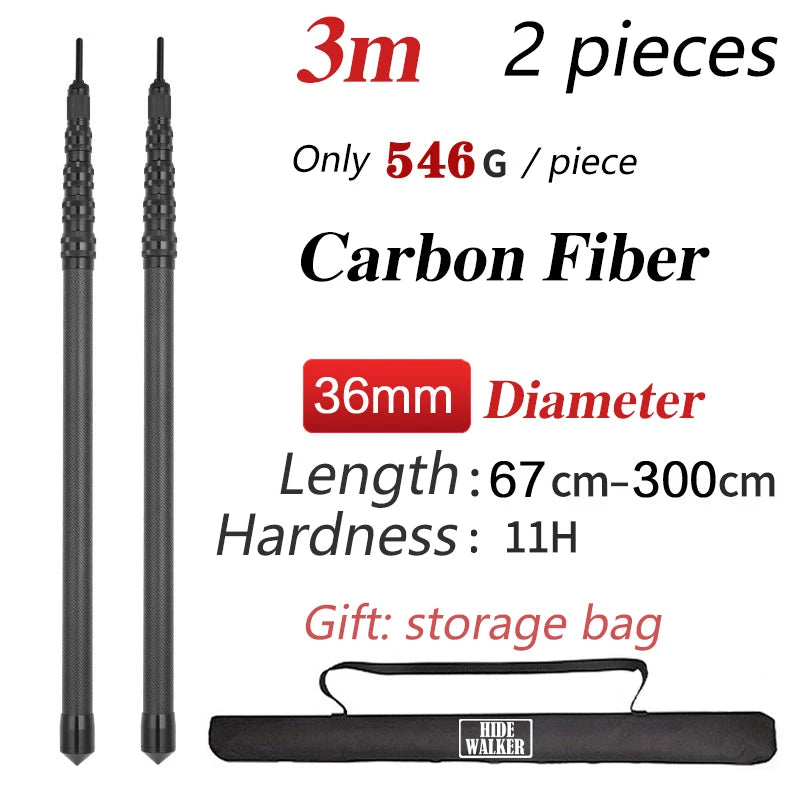 HookUpCo. Lightweight Carbon Fiber Tarp Poles - HookUpCo.