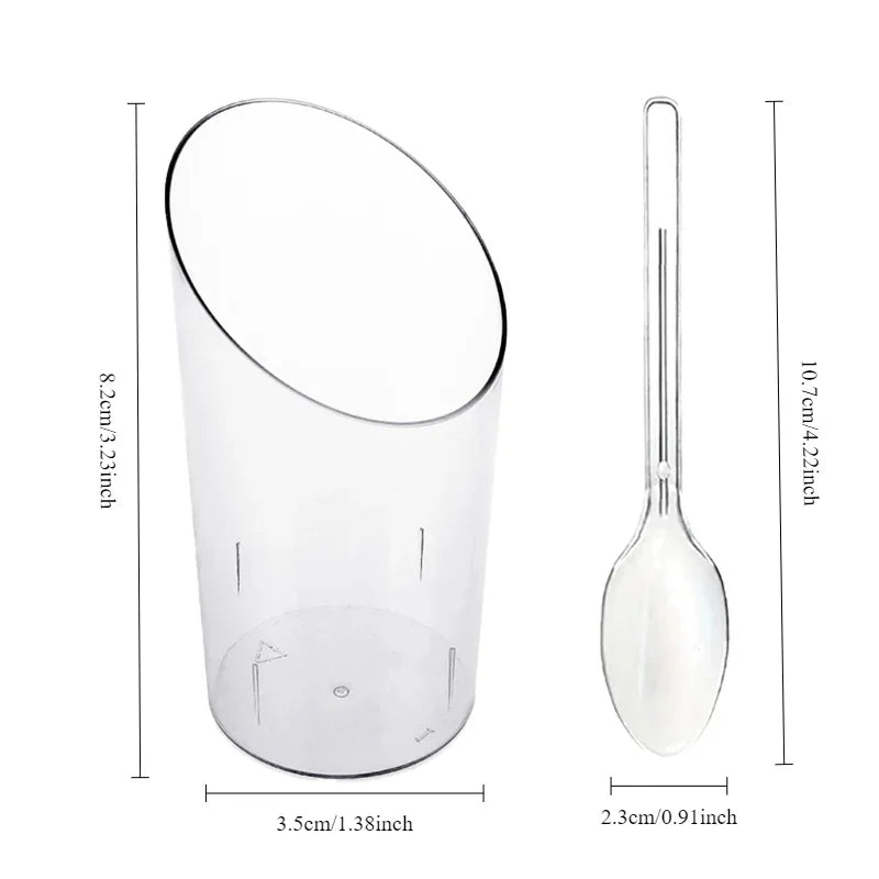 Elegant Plastic Dessert Cups Set