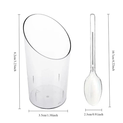 Elegant Plastic Dessert Cups Set