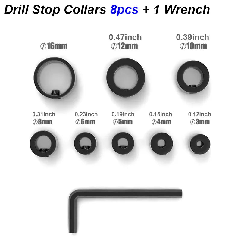 HookUpCo Metric Drill Stop Collar