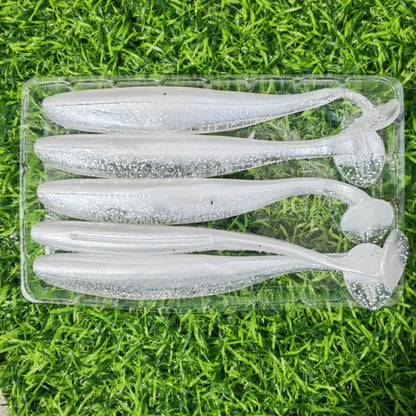 HookUpCo. 5pcs T-Tail Swimbait for Fishing