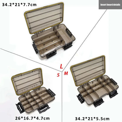 Spacious Waterproof Tackle Box for Fishing Gear