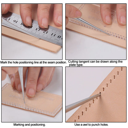 DIY Wooden Handle Awl Tool for Leather Craft and Repairs