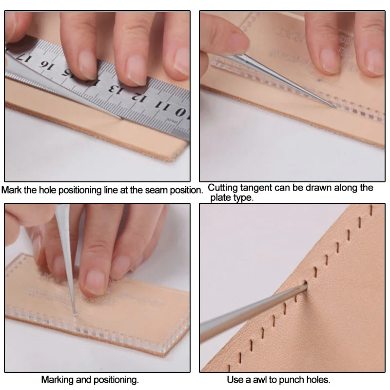 DIY Wooden Handle Awl Tool for Leather Craft and Repairs
