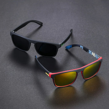 Polarized Square Sunglasses for Summer Travel and Fishing