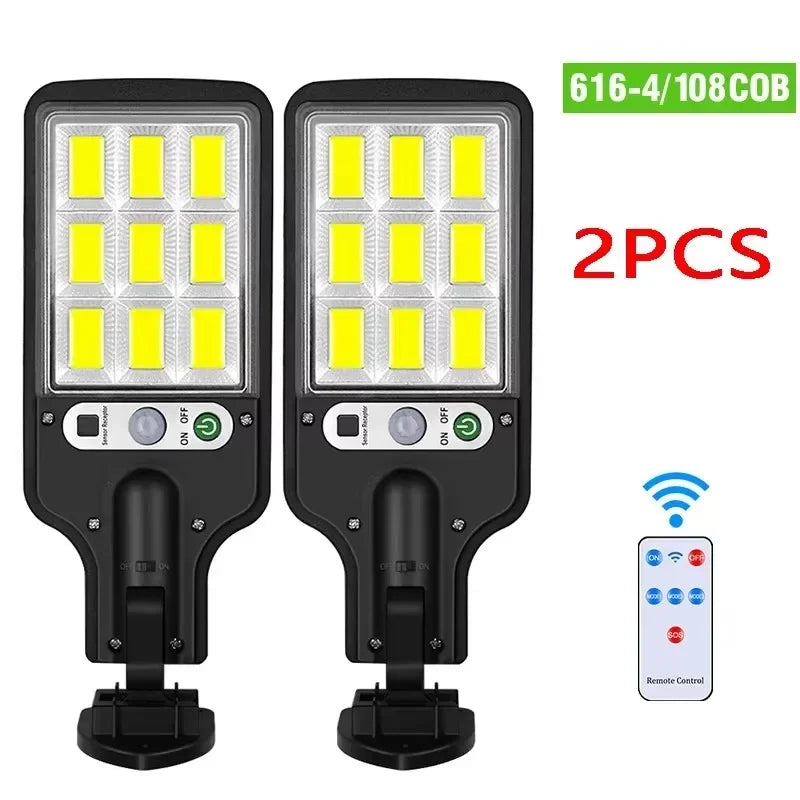 Outdoor Solar Garden Lights with Human Body Motion Sensor 3 Modes Terrace Garage Courtyard Waterproof Outdoor Solar Lamp
