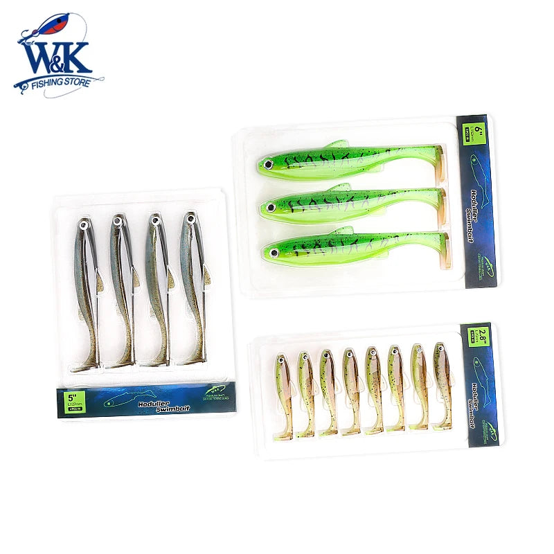 HookUpCo. 2024 Soft Bait Swimbait for Fishing