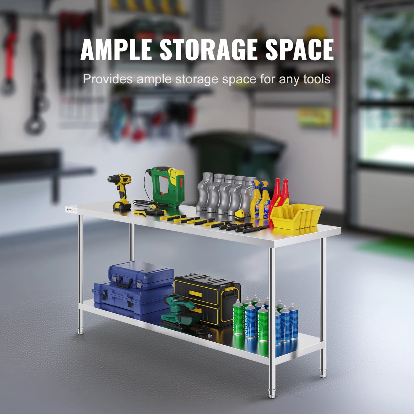 HookUpCo. Heavy Duty Prep Table