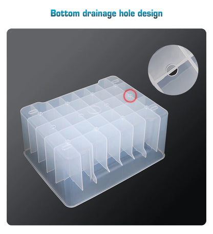 40-Grid Fishing Tackle Box Organizer for Egi and Squid Jigs