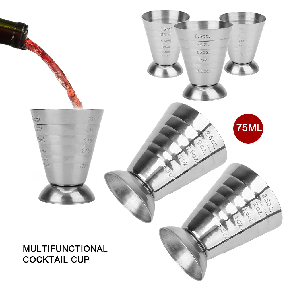 Stainless Steel Cocktail Jigger by HookUpCo.