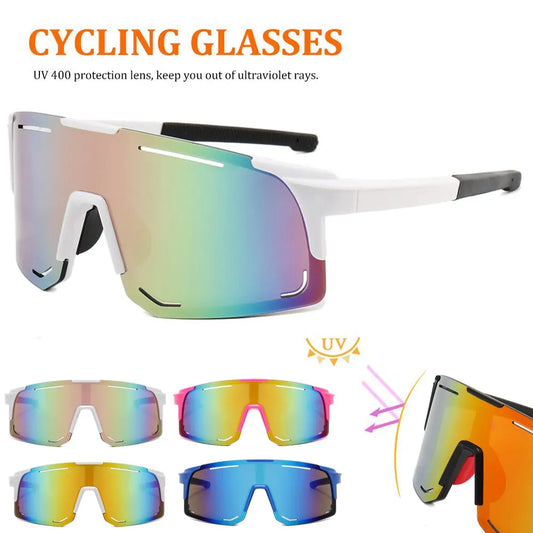 Polarized Cycling Sunglasses with UV Protection and Windproof Design